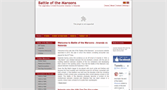 Desktop Screenshot of battleofthemaroons.lk